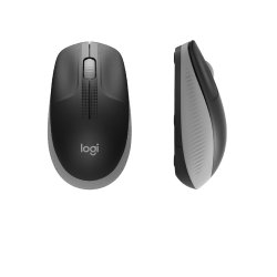 M190 Full-size wireless mouse, Mid Grey