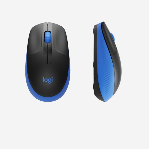 M190 Full-size wireless mouse, Blue