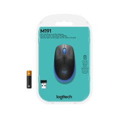 M190 Full-size wireless mouse, Blue