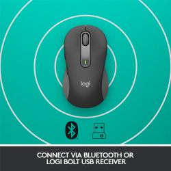 Logitech Signature M650 L Wireless Mouse, Graphite