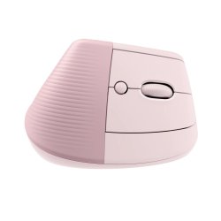 Logitech Lift Right Vertical Ergonomic Mouse, Rose/Dark Rose