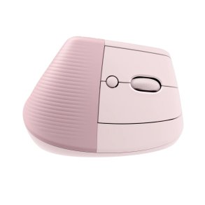 Logitech Lift Right Vertical Ergonomic Mouse, Rose/Dark Rose