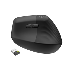 Logitech Lift Vertical Ergonomic Mouse for Business, Graphit