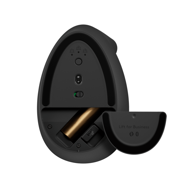 Logitech Lift Vertical Ergonomic Mouse for Business, Graphit