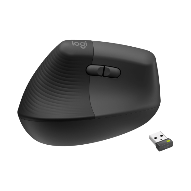 Logitech Lift Left Vertical Ergonomic Mouse for Business, Gr
