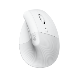 Logitech Lift Vertical Ergonomic Mouse for Business, White/G