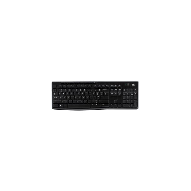 K270 Wireless Keyboard, Black (Nordic)