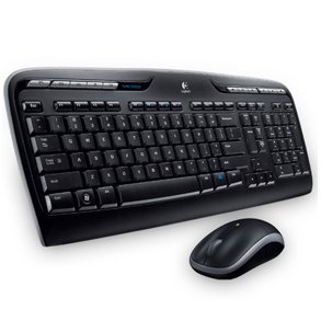 MK330 Wireless Desktop Set, Black (Nordic)