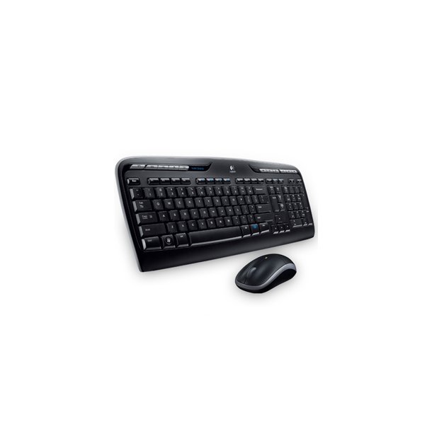 MK330 Wireless Desktop Set, Black (Nordic)