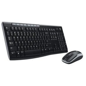 MK270 Wireless Desktop Set, Black (Nordic)