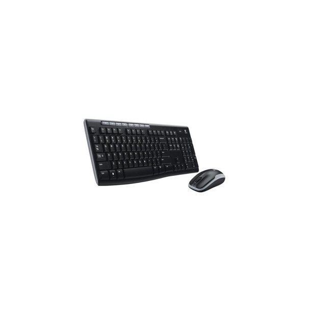 MK270 Wireless Desktop Set, Black (Nordic)
