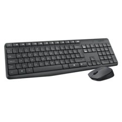 MK235 Wireless Desktop Set, Grey (Nordic)