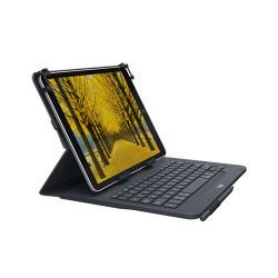 10'' Universal Folio w/Keyboard, Black (Nordic)