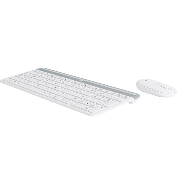 MK470 Slim Wireless Desktop Set, Offwhite (Nordic)