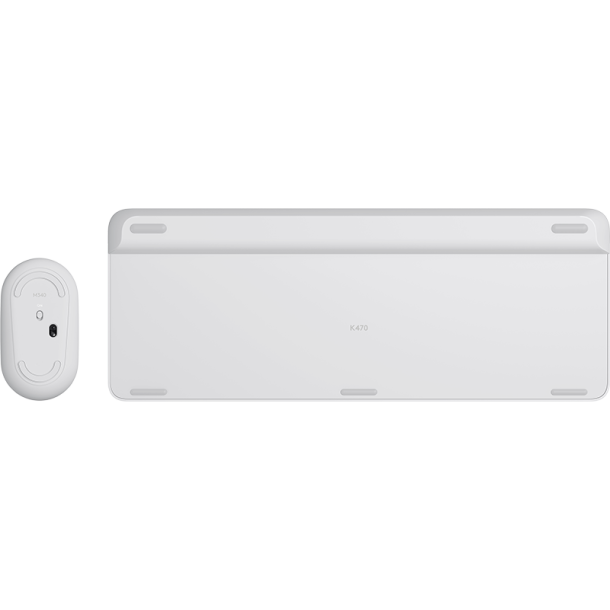 MK470 Slim Wireless Desktop Set, Offwhite (Nordic)