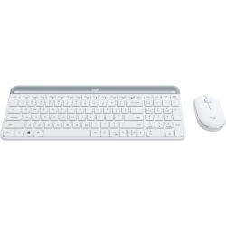 MK470 Slim Wireless Desktop Set, Offwhite (Nordic)