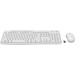 MK295 Silent Wireless Combo Desktop set, Off White (Nordic)