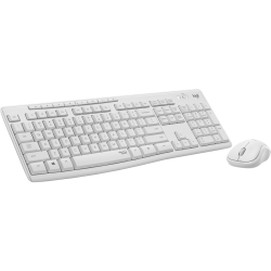 MK295 Silent Wireless Combo Desktop set, Off White (Nordic)