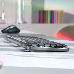 MX Mech. Wireless Illuminated Perf. Keyboard Clicky, Graphit