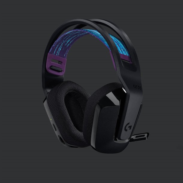 G535 LIGHTSPEED Wireless Gaming Headset, Black