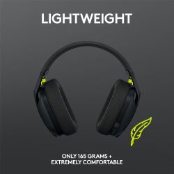G435 LIGHTSPEED Wireless Gaming Headset, Black