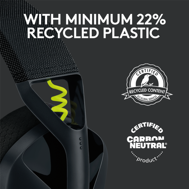 G435 LIGHTSPEED Wireless Gaming Headset, Black