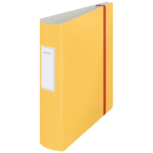 Brevordner Cosy Active PP A4 82mm gul