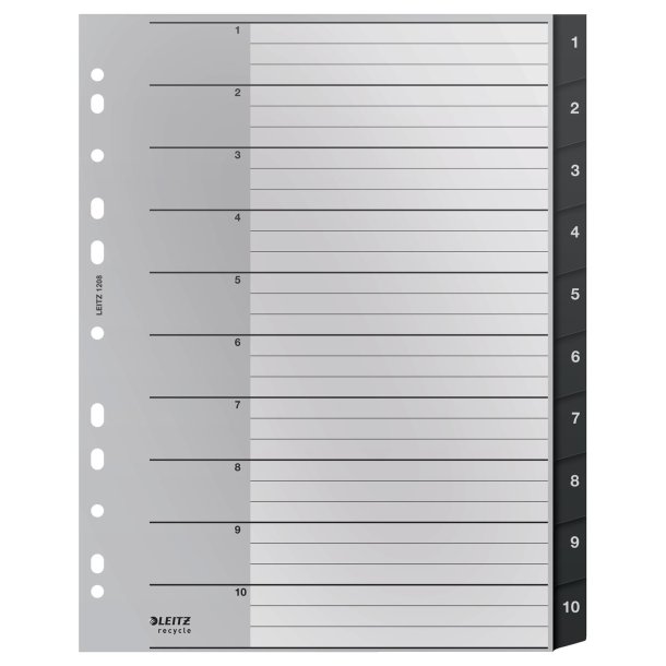 Register recycle PP A4 1-10 sort