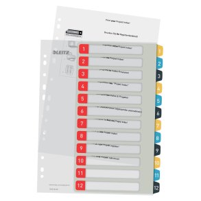 Register printbar PP A4+ 1-12 Cosy farver