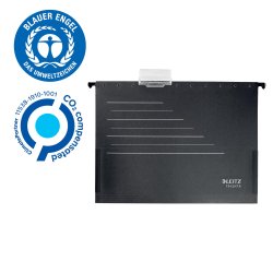 H�ngemappe m/sideluk recycle A4 sort