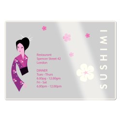 Lamineringslomme glans 125my 54x86 (100)