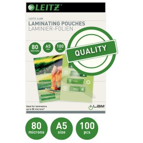 Lamineringslomme glans 80my A5 (100)
