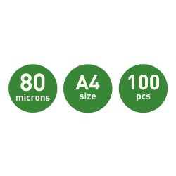 Lamineringslomme glans 80my A4 (100)