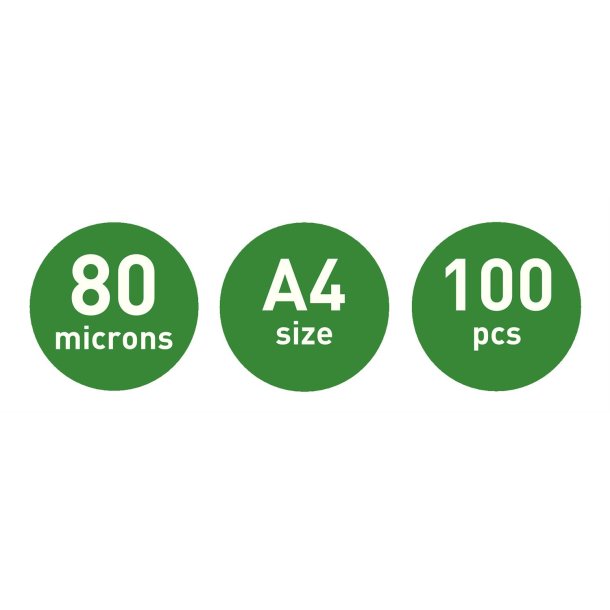 Lamineringslomme glans 80my A4 (100)