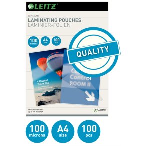 Lamineringslomme glans 100my A4 (100)