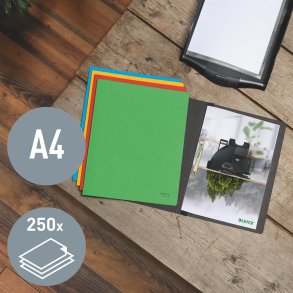 Tilbudsmappe recycle karton A4 grn