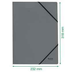 Elastikmappe recycle karton A4 bl