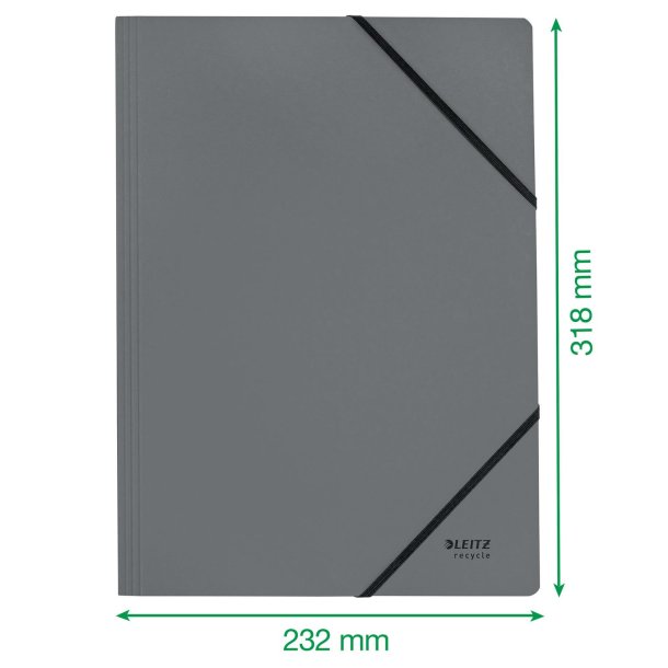 Elastikmappe recycle karton A4 bl