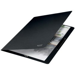 Elastikmappe recycle karton A4 sort