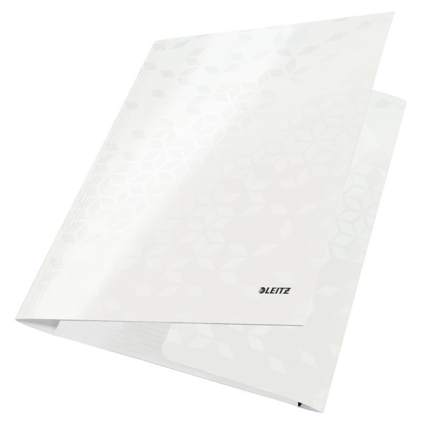 3-klap elastikmappe WOW A4 perlehvid