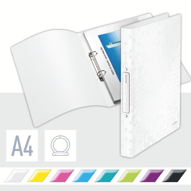 WOW Ringbind A4 PP 2RR - 32mm, Hvid