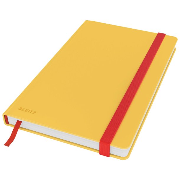 Notesbog Cosy HC M kva 80 ark 100g gul