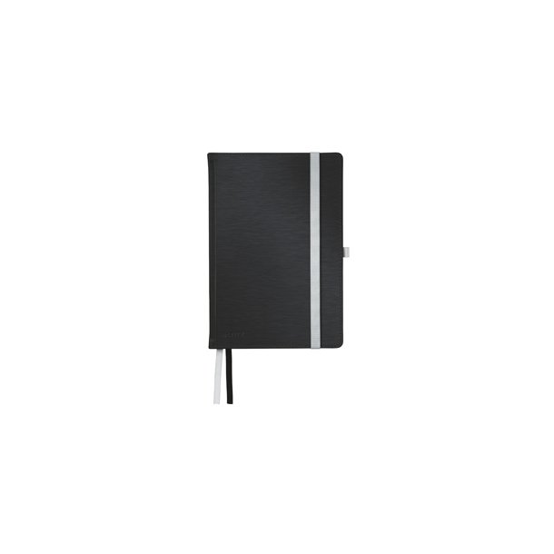 Notesblok Style A5 hard lin 80ark sort
