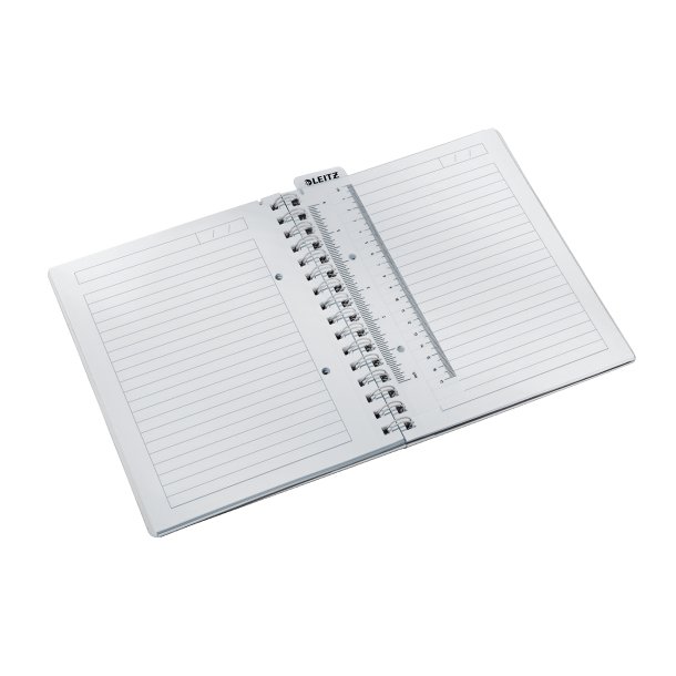 Notesblok WOW PP A5 m/hul lin 80ark sort