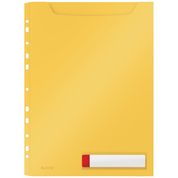 Kataloglomme Cosy PP A4 gul (3)