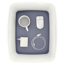 Opbevaringsboks MyBox L hvid/gr�