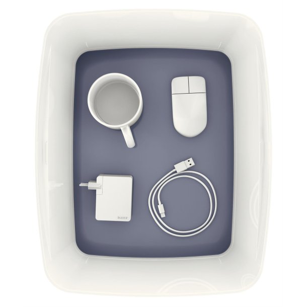 Opbevaringsboks MyBox L hvid/gr�