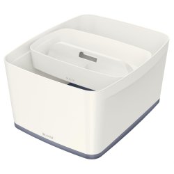 Opbevaringsboks MyBox L hvid/gr�