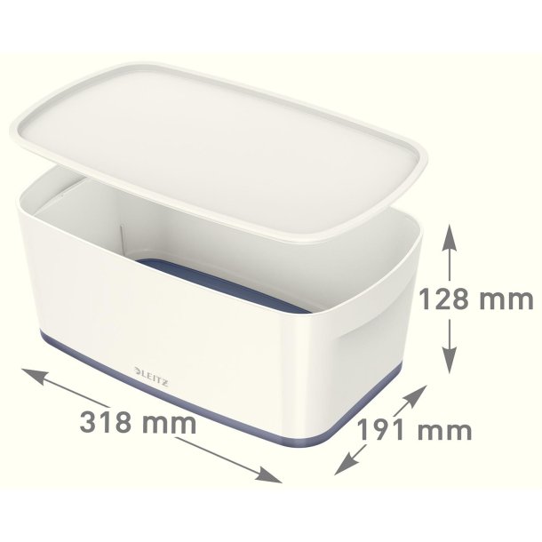 Opbevaringsboks MyBox S hvid/gr�