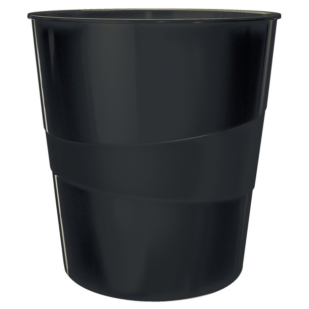 Papirkurv recycle 15 liter sort